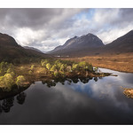 Liathach and Loch Clair.