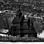 Borgund Stave Church, Borgund, Vestland, Norway.