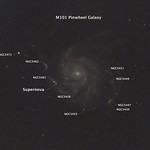 M101 (Pinwheel Galaxy) with Supernova SN 2023ixf