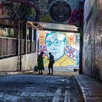 Leake street silhuettes