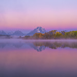 Oxbow Bend Grand Teton National Park Autumn Reflections Morning Mists Fuji GFX100s Fine Art Landscape Nature Photography! Wyoming Autumn Colors Fall Foliage Red Orange Yellow Green Aspens Snake River Sunrise Elliot McGucken 45EPIC Fujifilm GFX 100s