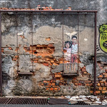 Brother & Sister on a swing