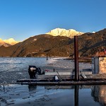 Icy Blue Rural British Columbia Evening