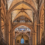 Barcelona La Catedral de la Santa Creu i Santa Eul&agrave;lia
