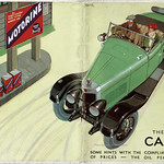 The Car : some hints with the compliments of Price's - the Oil People : advertising booklet issued by Price's Patent Candle Company Limited : London : nd [c.1925] : cover artwork by F. C. Harrison