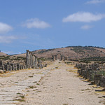 The Decumanus Maximus, Volubilis (Morocco)