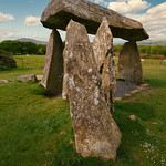 Pentre Ifan Burial Chamber in the Preseli Hills Pembrokeshire, Wales.