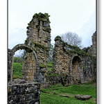 Ruins, Fountains Abbey, Ripon, North Yorkshire, England UK
