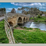 Pauperhaugh Bridge, River Coquet, Pauperhaugh, Longframlington, Northumberland, England UK