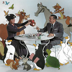 Walt Disney and Julie Andrews