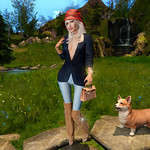 A Walk In The Forest With My Dog