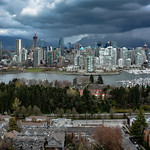 MOODY BLUES OVER FALSE CREEK - VANCOUVER, BRITISH COLUMBIA CANADA