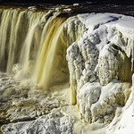 frozen Tahquamenon Falls, Michigan
