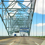 Crossing the Hernando de Soto Bridge - Welcome to Arkansas - Memphis, Tennessee