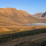 At Jikurebi lake, the Earth shines in shades of yellow, red, and brown