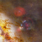 Ophiuchus April 2025 HII OIII Enhanced Starless Version