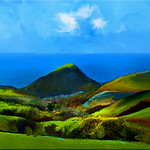 Castle Point and the Western Approaches North Cornwall _2718 ... Painting Canvas II