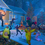 The Trick or Treat Gang on the Run!