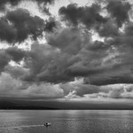 A Small Man and the Vast Sea