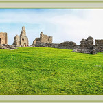 Lindisfarne Priory Ruins, Holy Island, Northumberland, England UK