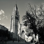 Toledo Cathedral, Toledo Spain, Black and White