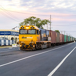 On street freight train
