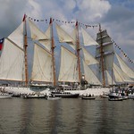 Sail Amsterdam 2015, The Esmeralda during sail-in-parade