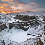 Palouse Falls Winter Sunrise
