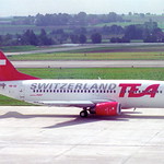 TEA Switzerland Boeing 737-300; HB-IID@ZRH;01.10.1994