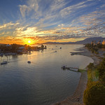 Vancouver Sunset at Burrard Bridge