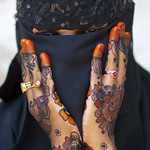 Henna decoration - Lamu Kenya