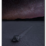 Racetrack under twinkle twinkle little stars, Death Valley, CA