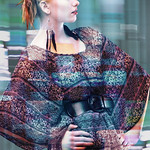 Julia in the spring colors.