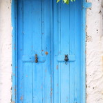 Blue door