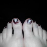 Holiday pedicure
