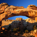 Hickman Bridge at Sunrise