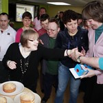 Gateway at Hadfield centre doing Wii Fit