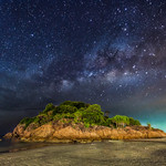 Redang Island: The stars over the hill...