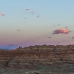 Badlands Super Moonset