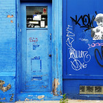 Blue wall, Strip District