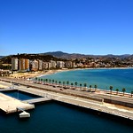 l'approdo a Malaga - landing in Malaga