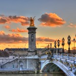Pont Alexandre III at sunset