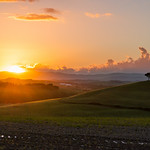 Sunset over Tuscany