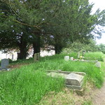 St Nicholas Church, Beaudesert Lane, Henley-in-Arden - public footpath past the churchyard