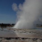 093 Great Fountain geiser en white dome op achtergrond
