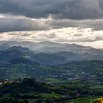 Nubes, montes y valles
