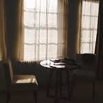winter light in the hotel room