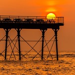 Royal Pier, Aberystwyth, Sunset