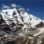 Blick auf den Gro&szlig;glockner mit dem Gletscher Pasterze