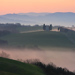 Val D'Orcia land of fog